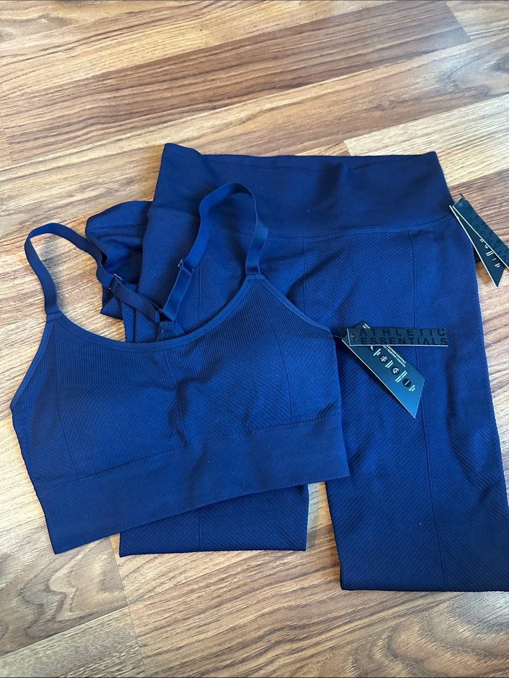 Deep Blue Seamless Sports Bra